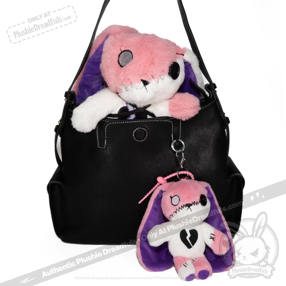 BPD Rabbit Plush Keychain Accessory - миниатюра 2