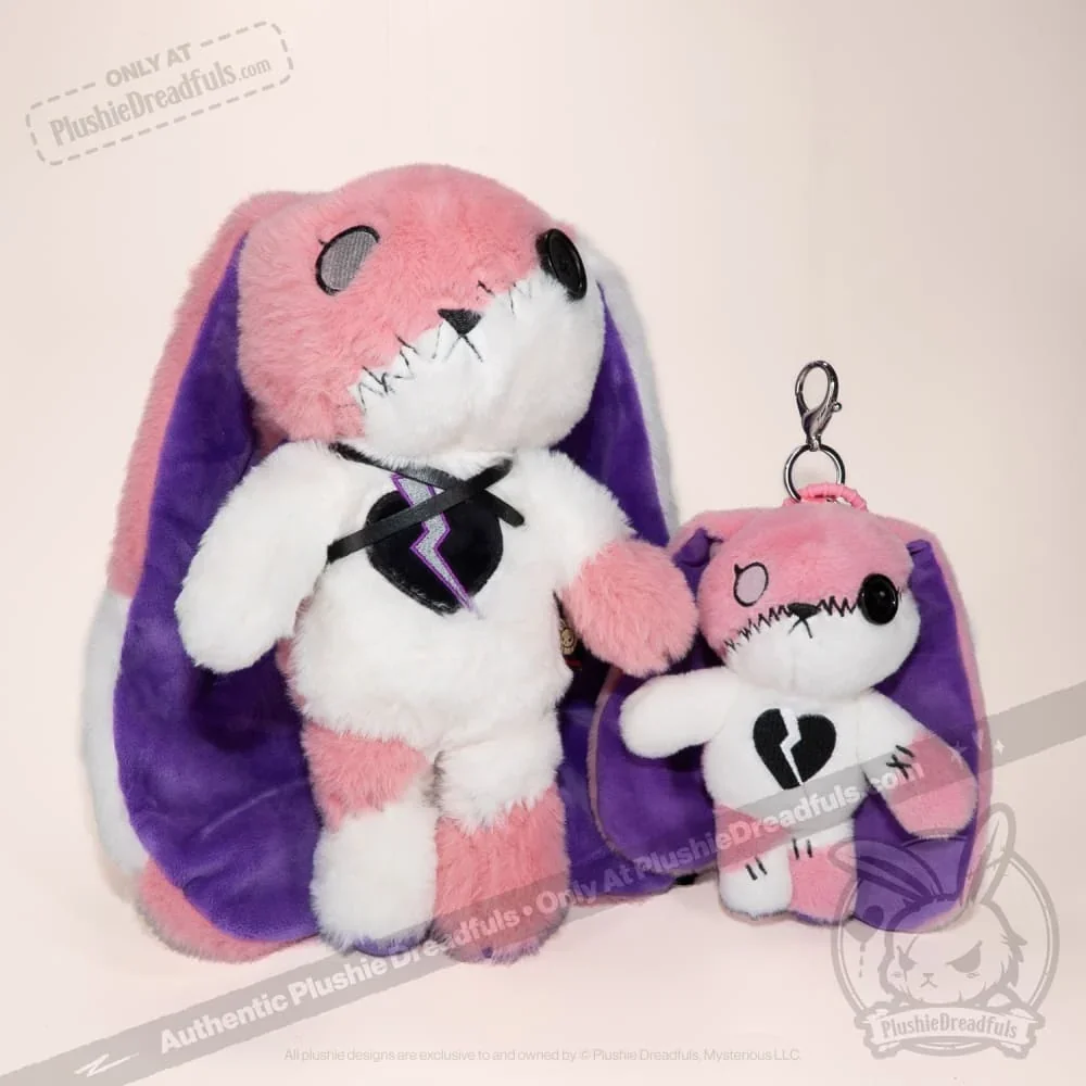 BPD Rabbit Plush Keychain Accessory - миниатюра 3