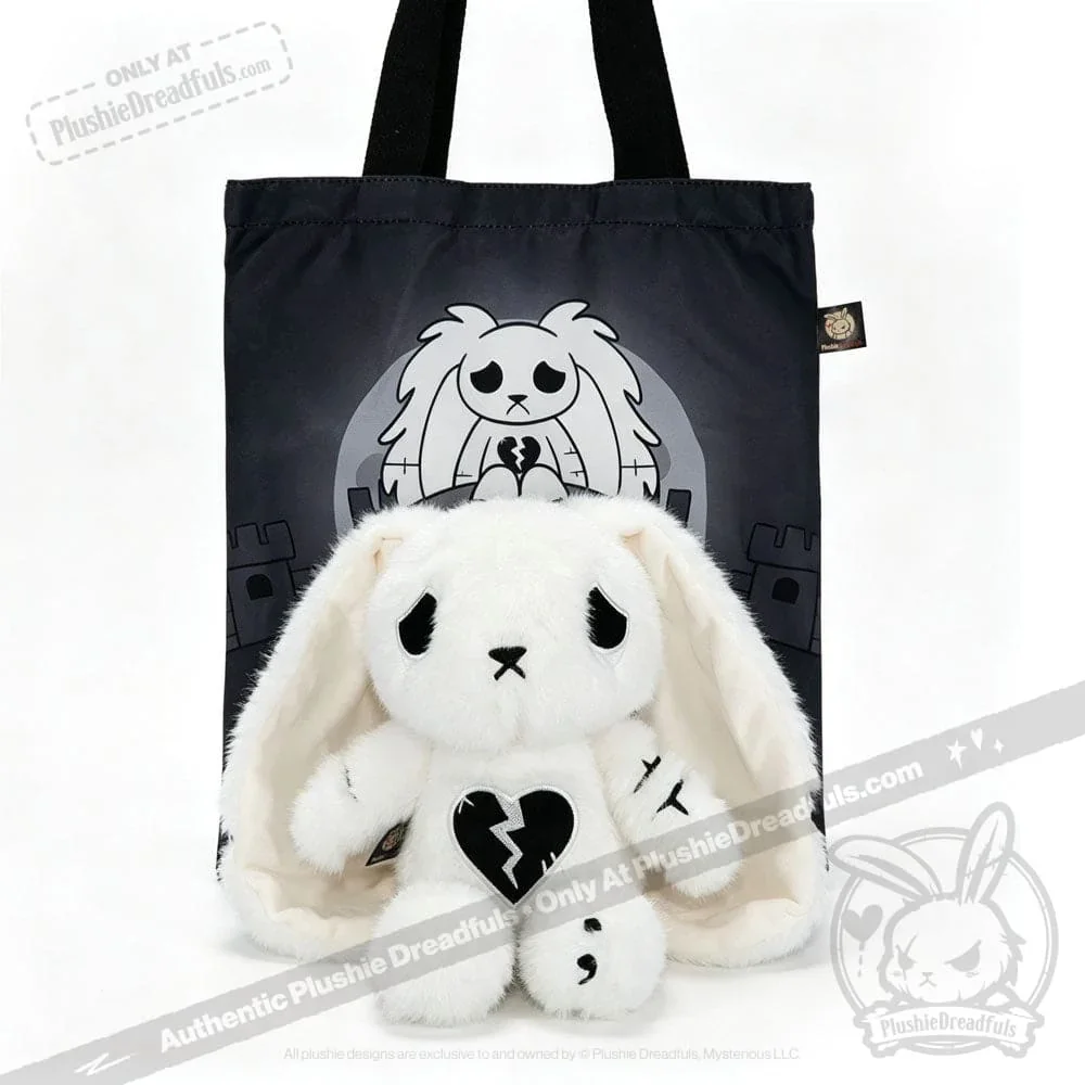 Depression Rabbit Snow White LE- Plush Stuffed Animal - миниатюра 2