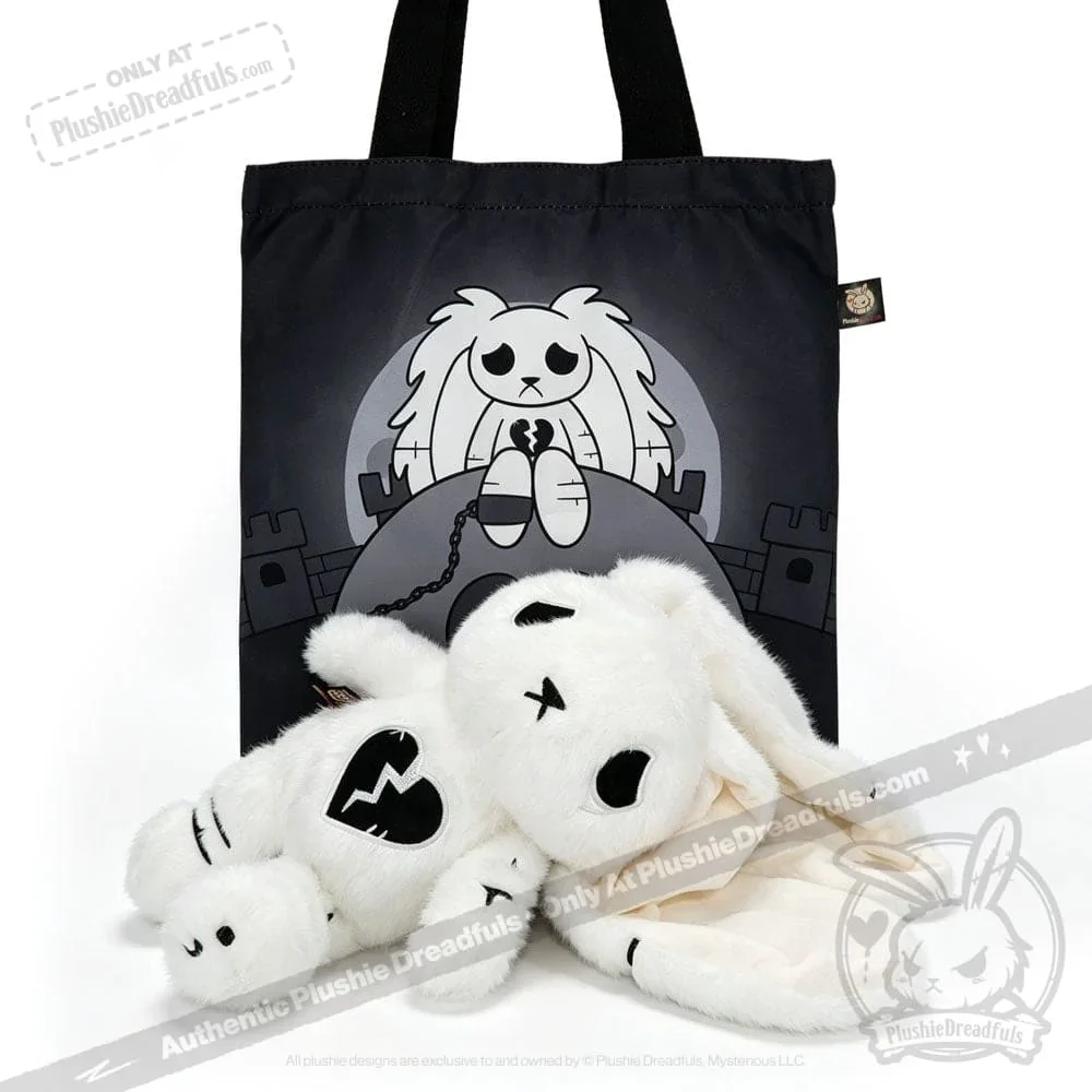Depression Rabbit Snow White LE- Plush Stuffed Animal - миниатюра 6