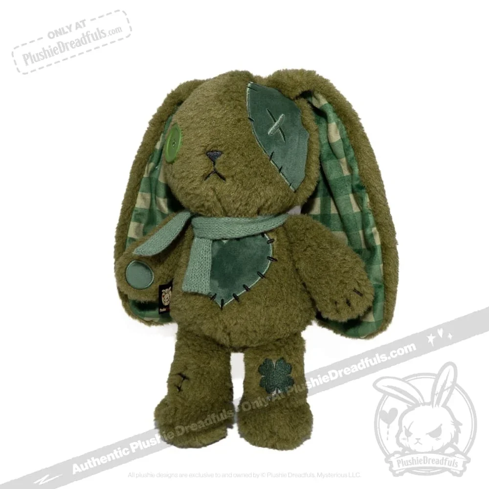Lucky Green Plaid Love Rabbit - Plush Stuffed Animal - миниатюра 5