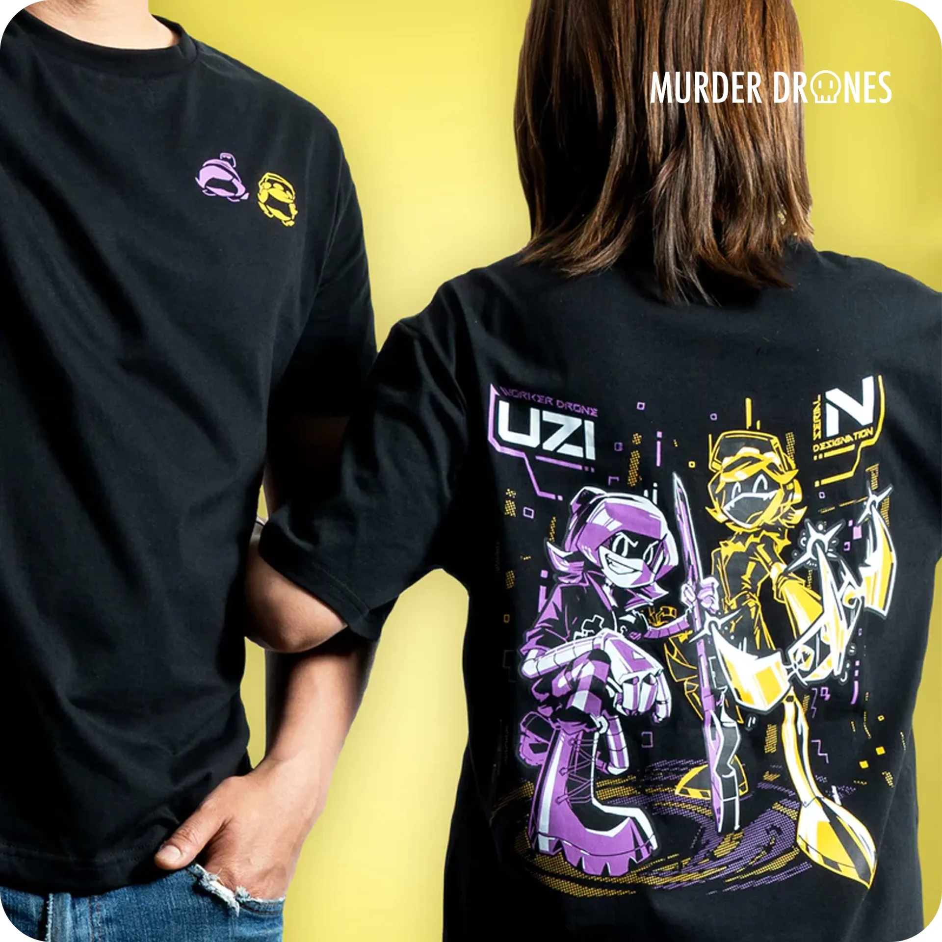 Uzi & N - Iconic Duo T-Shirt - миниатюра 5