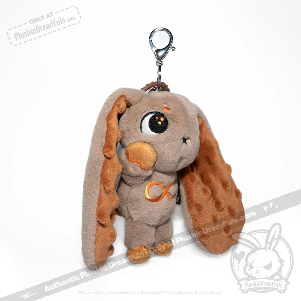 Gold Autism Rabbit Plush Keychain Accessory - миниатюра 6