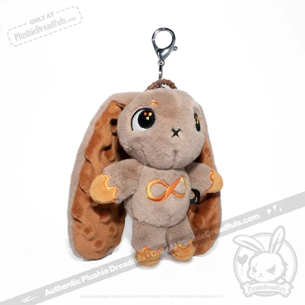 Gold Autism Rabbit Plush Keychain Accessory - миниатюра 7