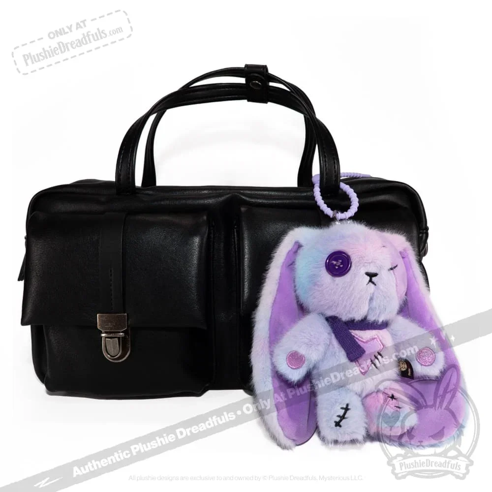 Purple Ice Love Rabbit Plush Keychain Accessory - миниатюра 4