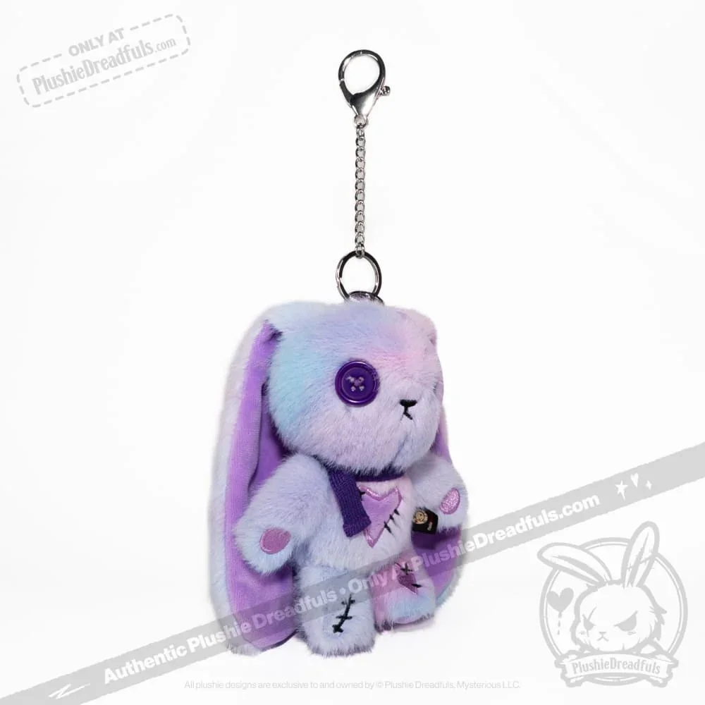 Purple Ice Love Rabbit Plush Keychain Accessory - миниатюра 6