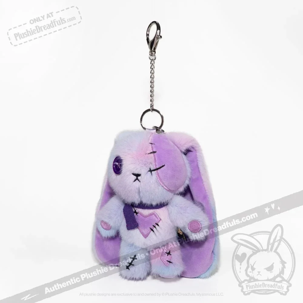 Purple Ice Love Rabbit Plush Keychain Accessory - миниатюра 7
