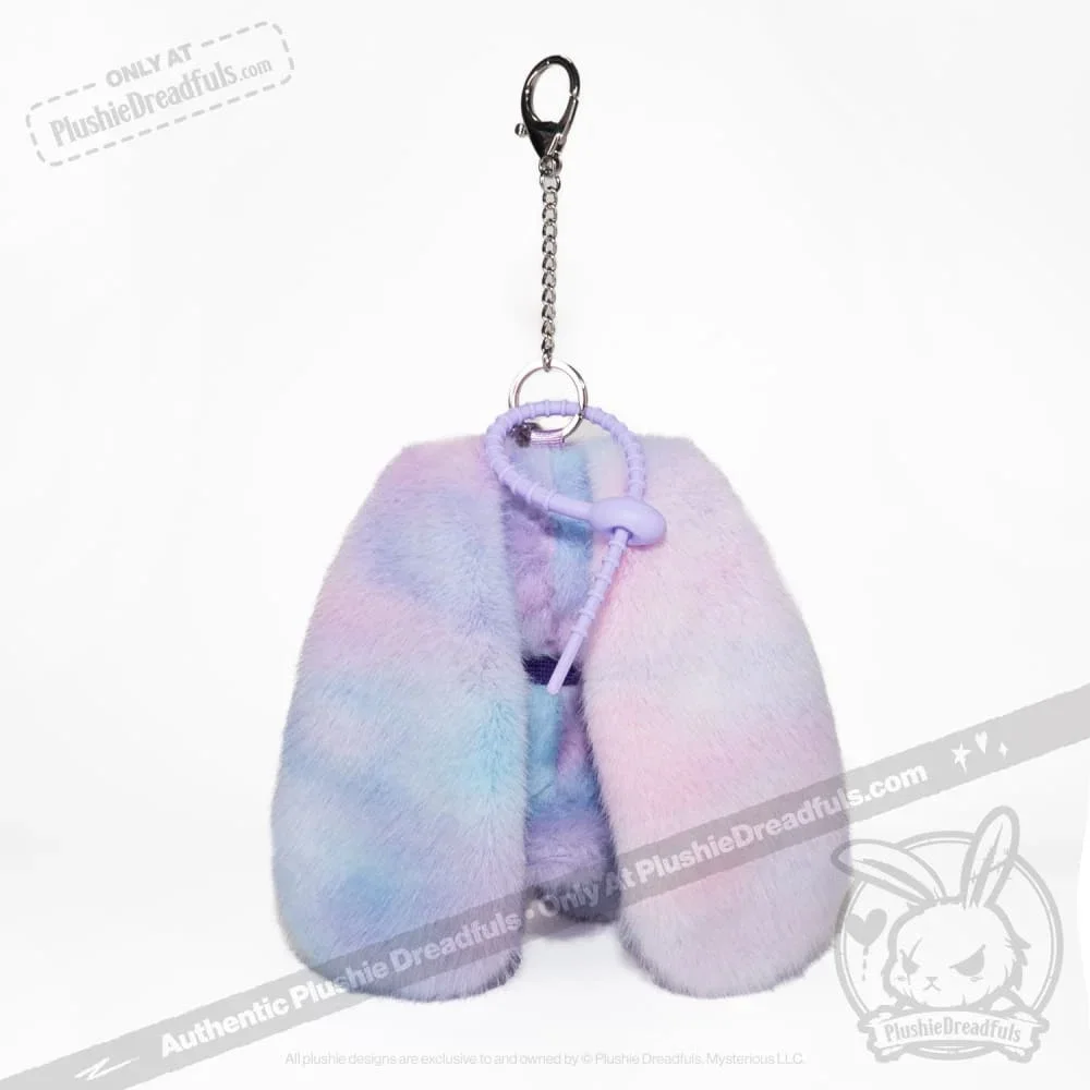 Purple Ice Love Rabbit Plush Keychain Accessory - миниатюра 8