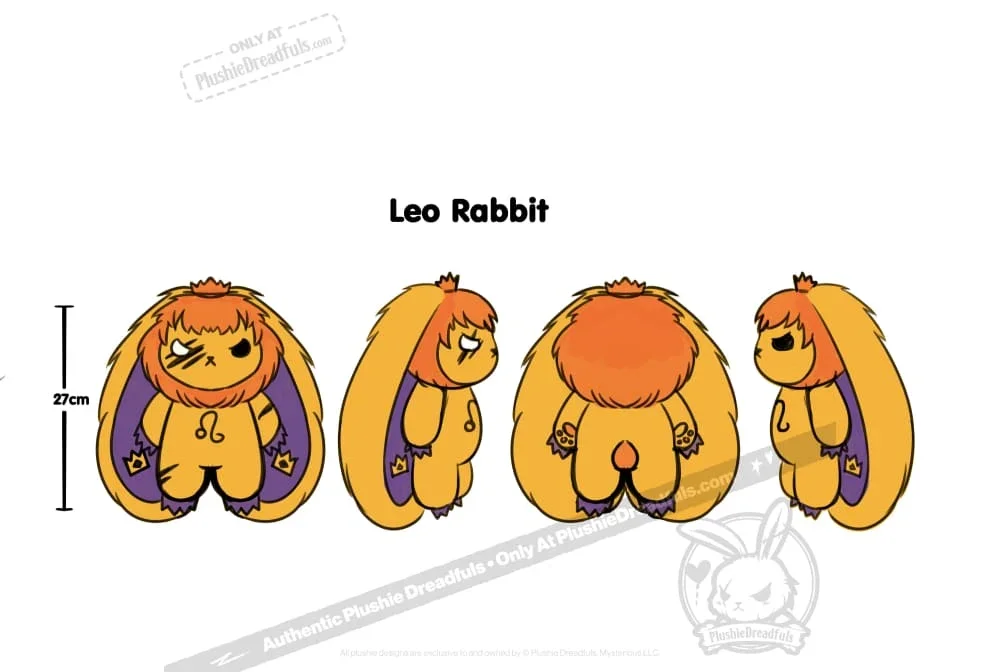 Leo Rabbit - Plush Stuffed Animal - миниатюра 8
