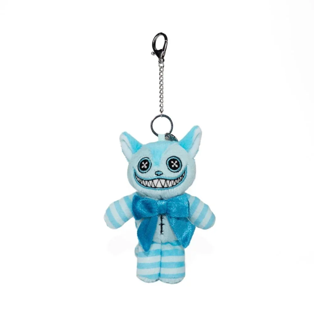 Victorian McGee's Frosty Cheshire Cat Plush Keychain Accessory