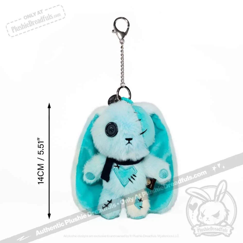 Blue Ice Love Rabbit Plush Keychain Accessory - миниатюра 5