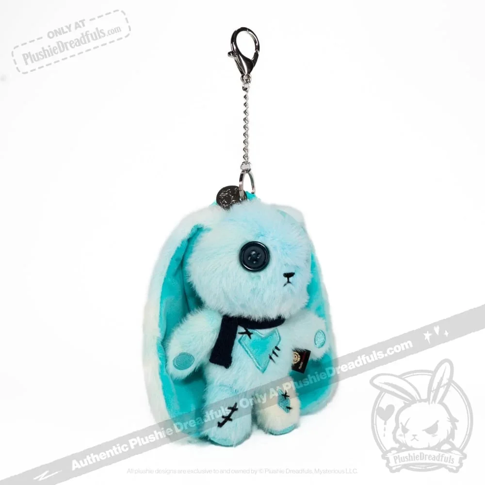 Blue Ice Love Rabbit Plush Keychain Accessory - миниатюра 6