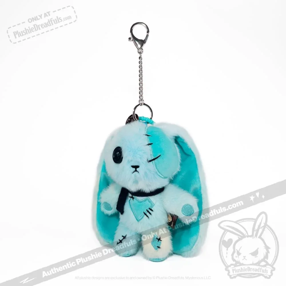 Blue Ice Love Rabbit Plush Keychain Accessory - миниатюра 7