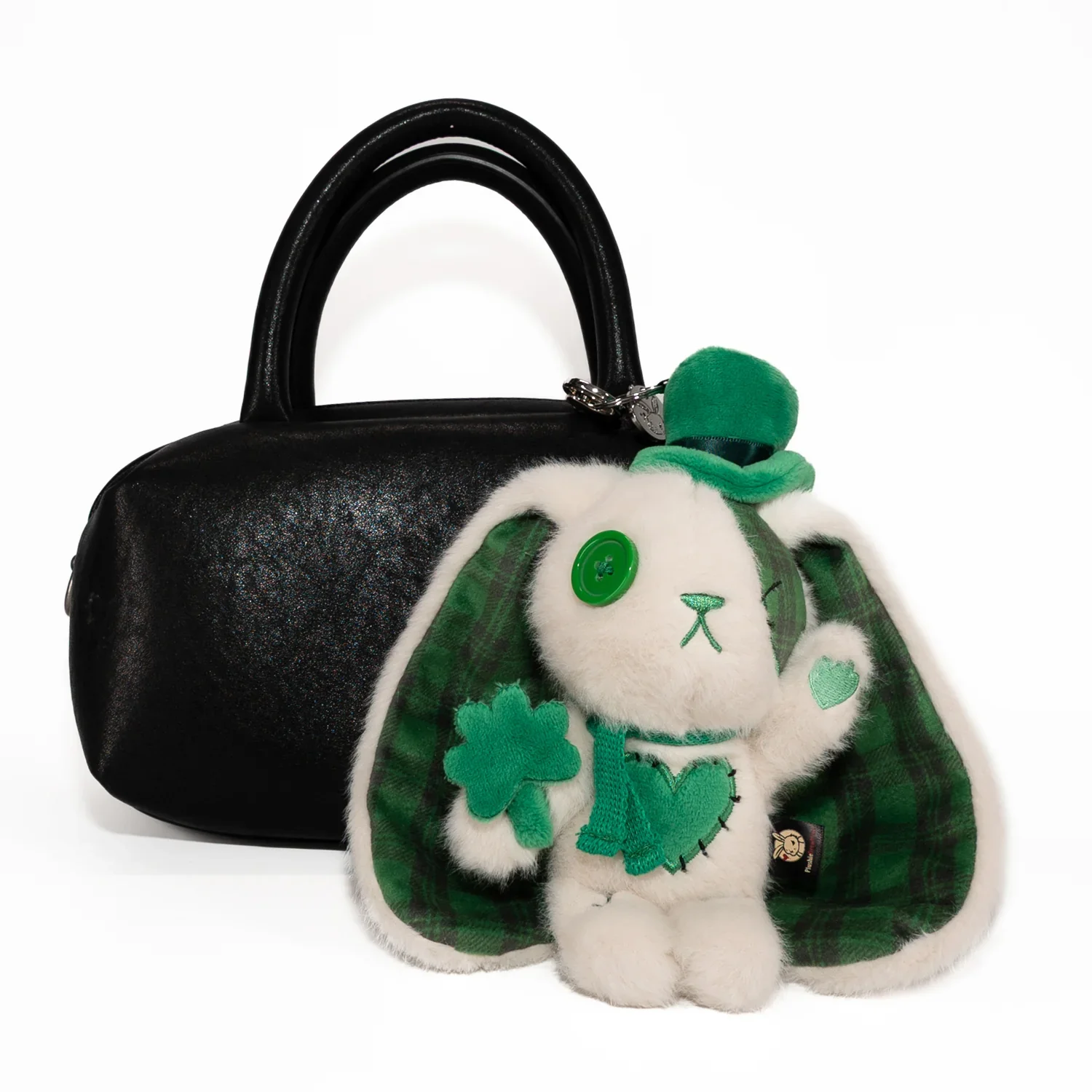 Lucky Love Rabbit Plush Keychain Accessory - миниатюра 7