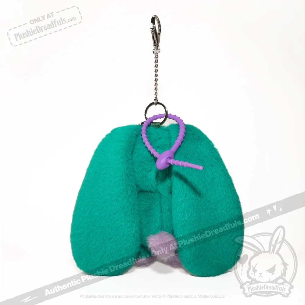 Teal Autism Rabbit Plush Keychain Accessory - миниатюра 5