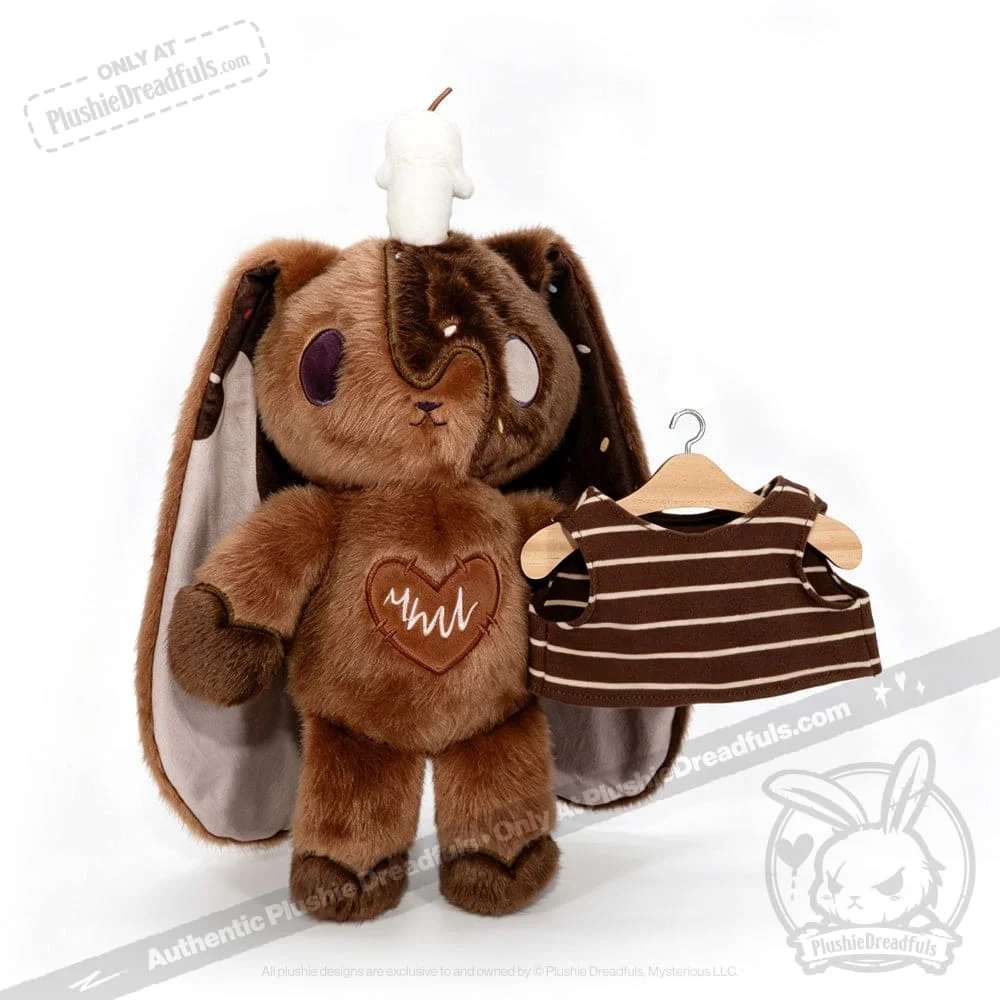 Coco Memento Chocolate Cake Rabbit - Plush Stuffed Animal - миниатюра 7