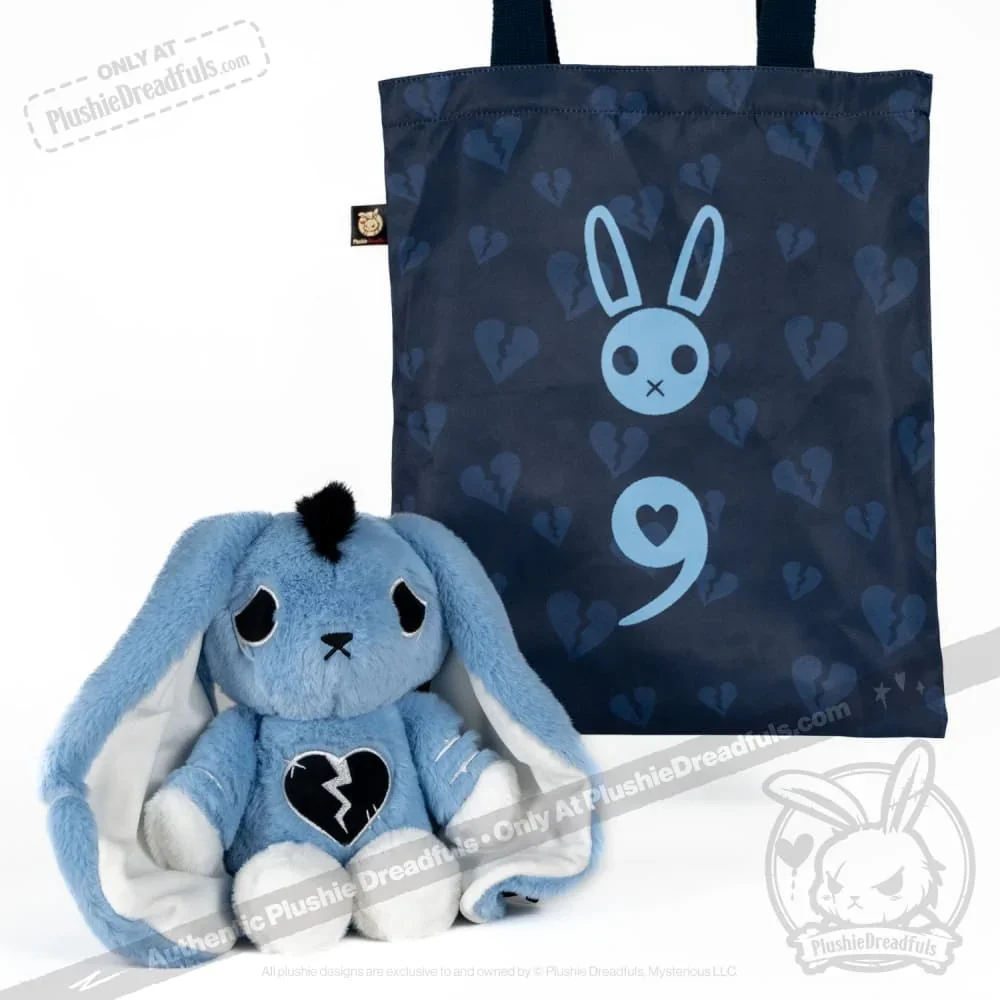 Depression Rabbit V2 Mohawk Edition- Plush Stuffed Animal - миниатюра 2