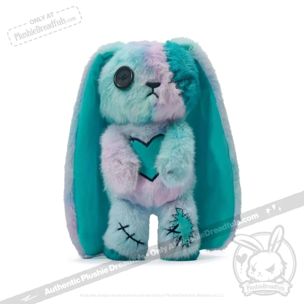 Blue Ice Love Rabbit - Plush Stuffed Animal - миниатюра 2