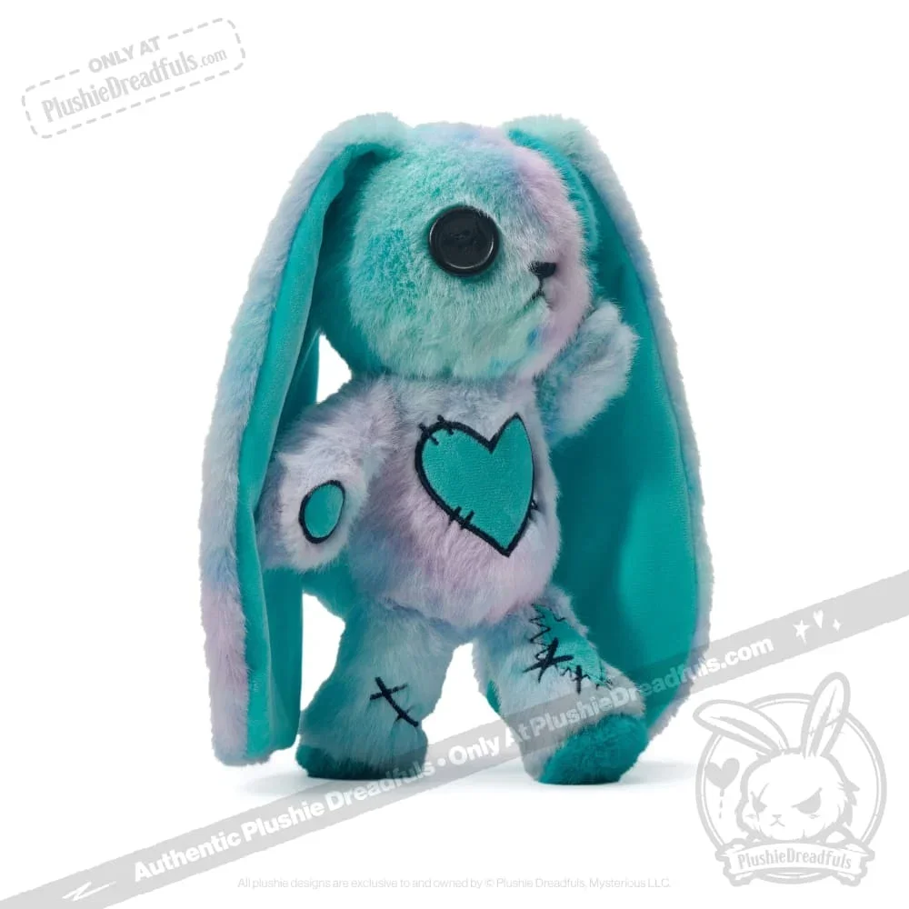 Blue Ice Love Rabbit - Plush Stuffed Animal - миниатюра 3