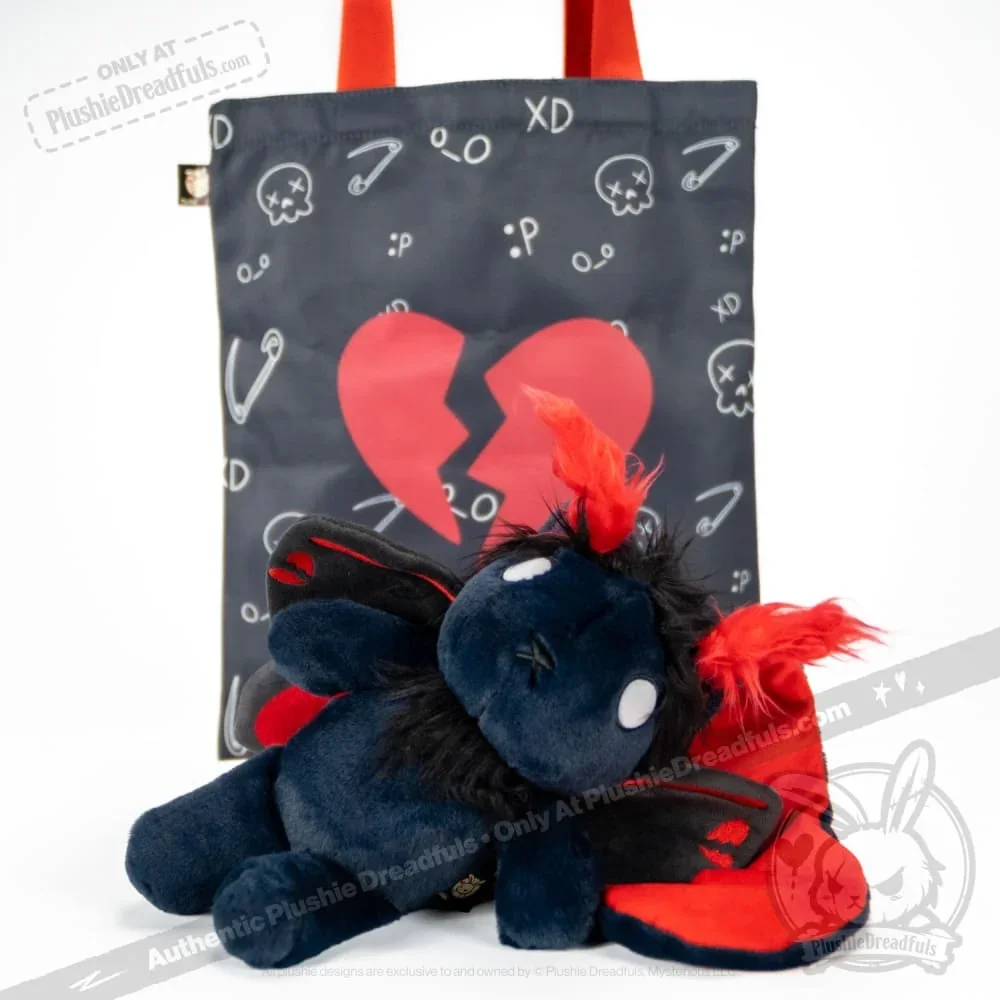 Emo Moth Rabbit - Plush Stuffed Animal - миниатюра 2