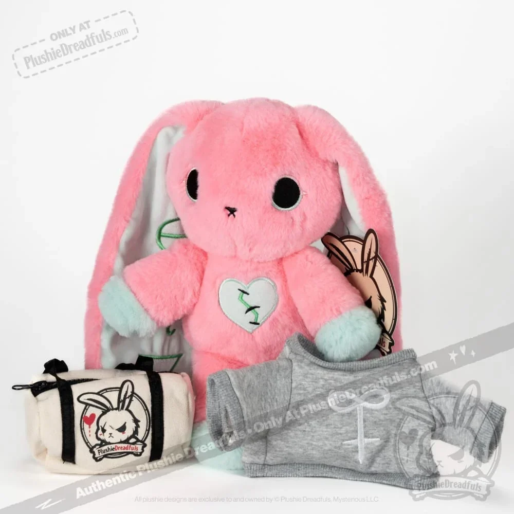 Trust Issues Bunny - Plush Stuffed Animal - миниатюра 4