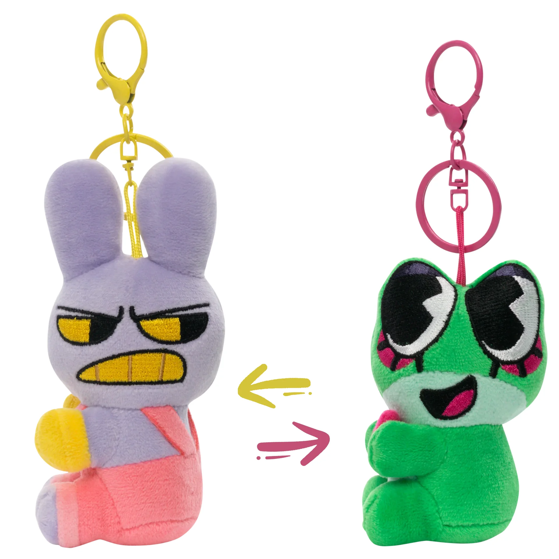Jax & Ribbit Magnetic Plush Keychains - изображение 1