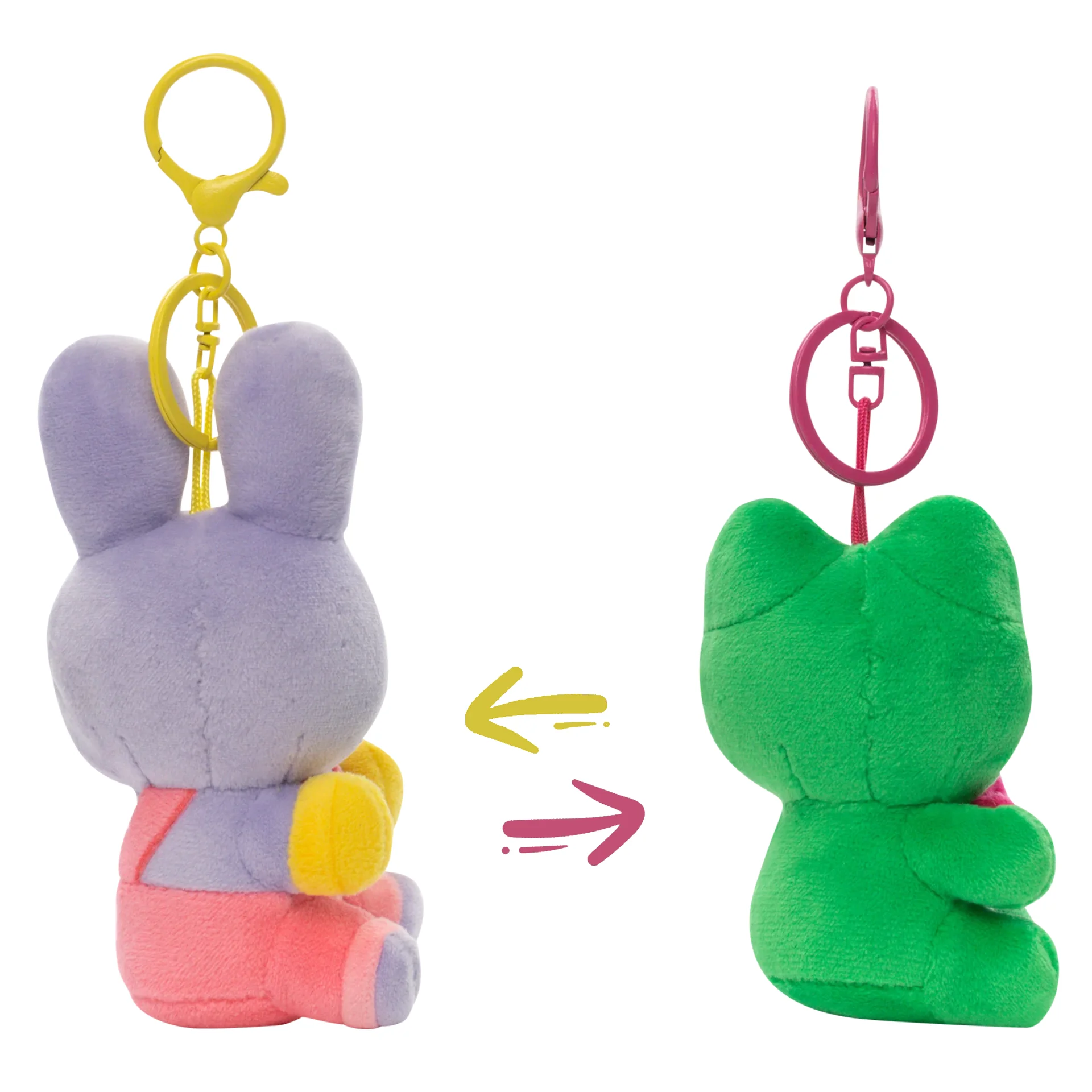 Jax & Ribbit Magnetic Plush Keychains - миниатюра 3