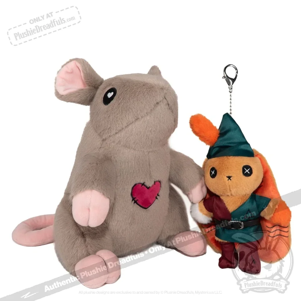 Victorian McGee's Fairytales  - Pied Piper and Rat Plush Stuffed Animal - миниатюра 2