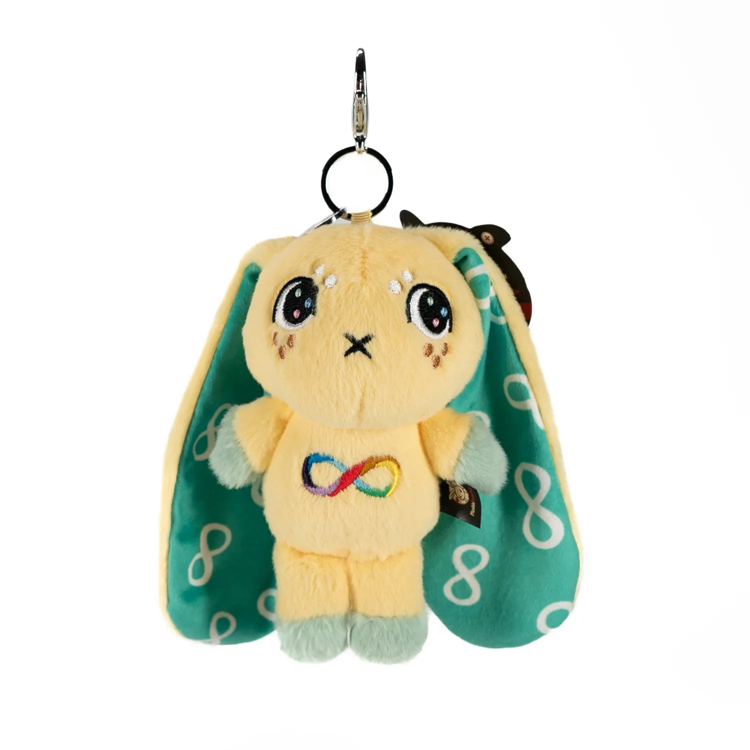 Autism Rabbit Plush Keychain Accessory - миниатюра 2