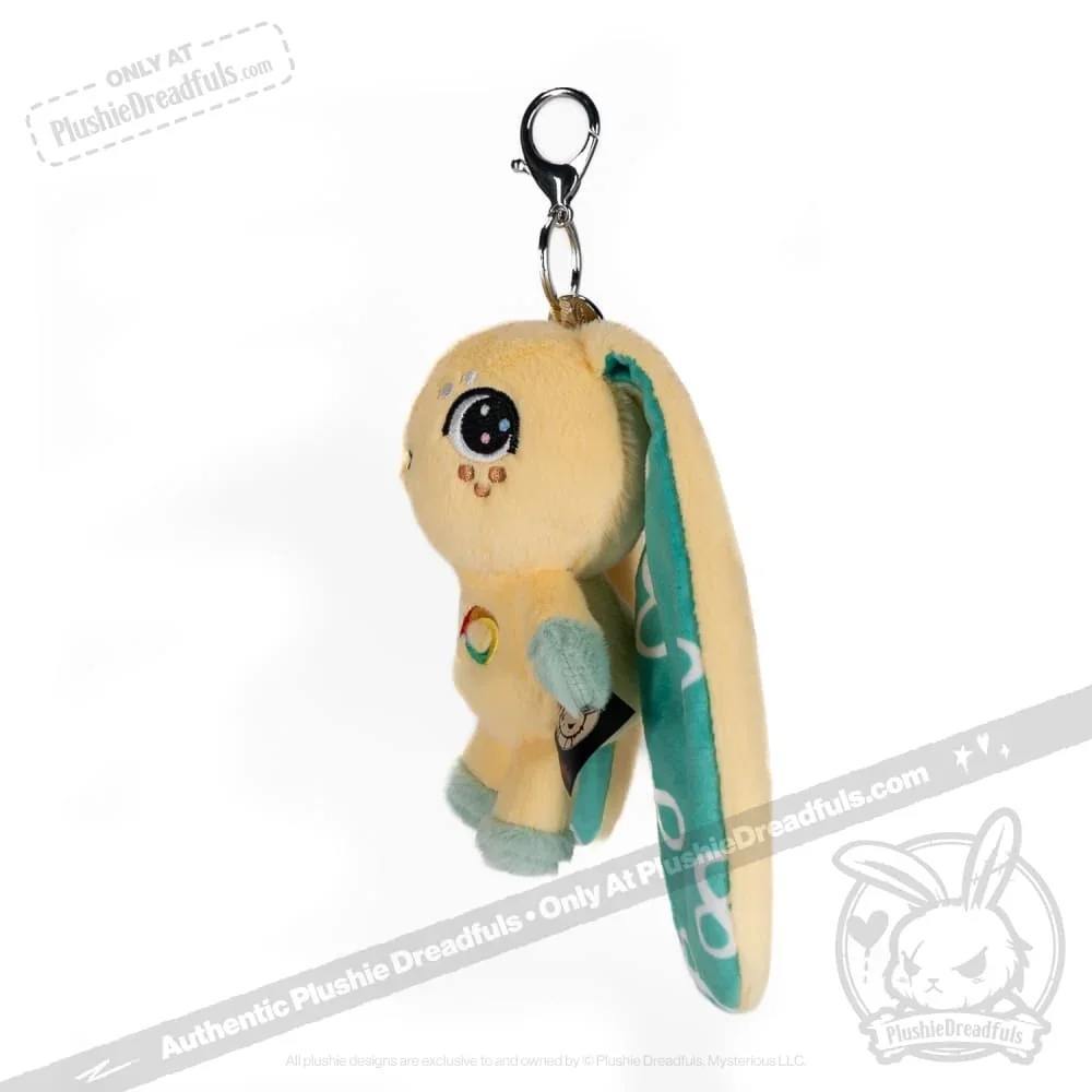 Autism Rabbit Plush Keychain Accessory - миниатюра 3