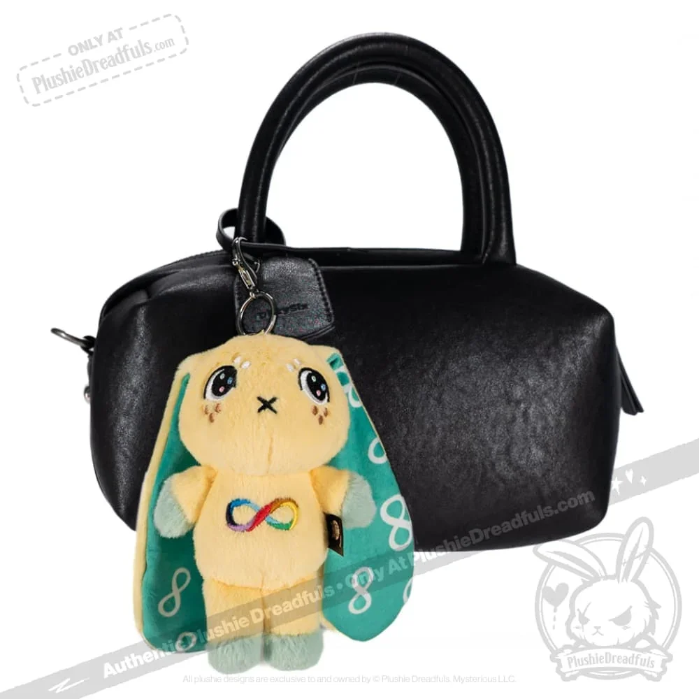 Autism Rabbit Plush Keychain Accessory - миниатюра 8