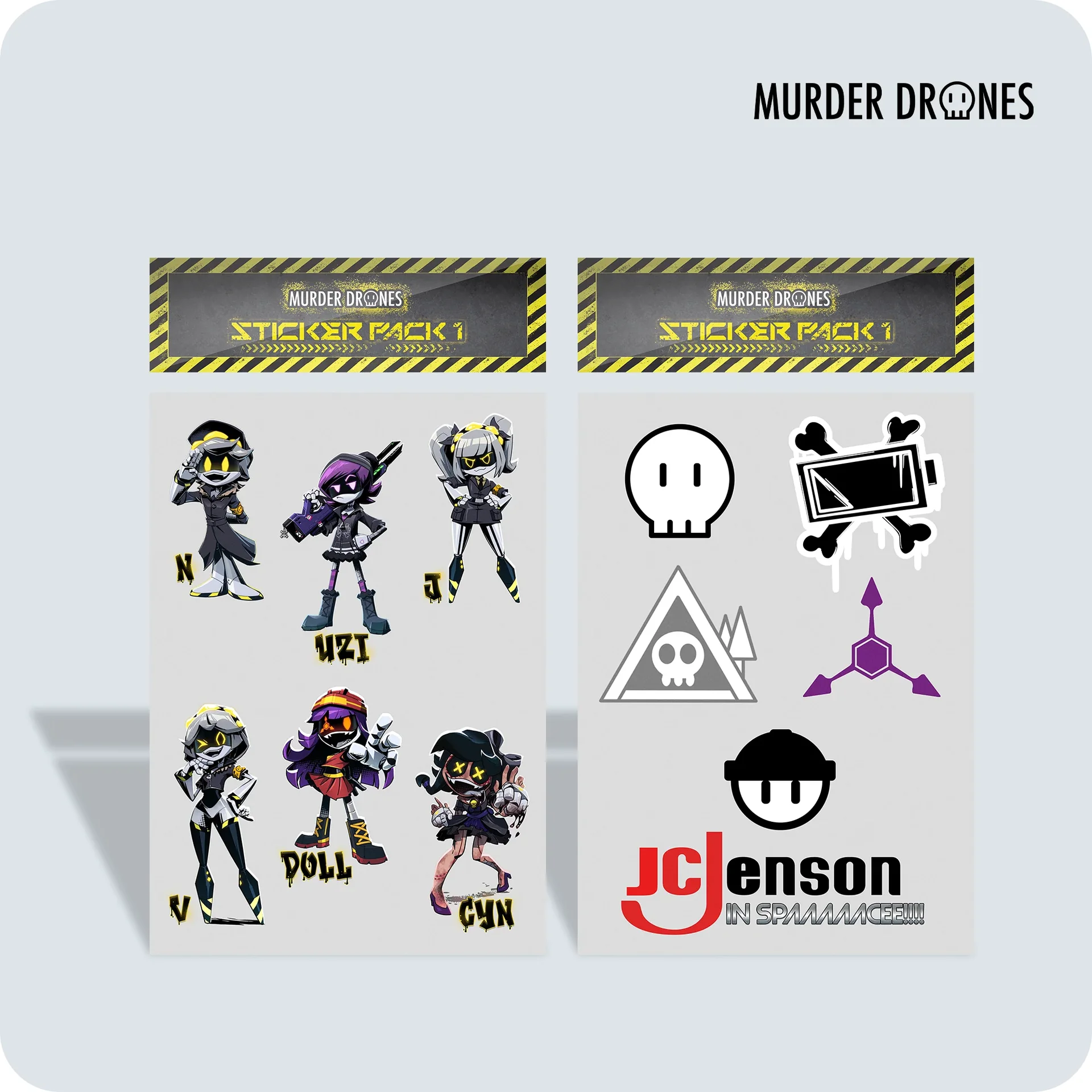 Murder Drones Sticker Pack 1 - миниатюра 3
