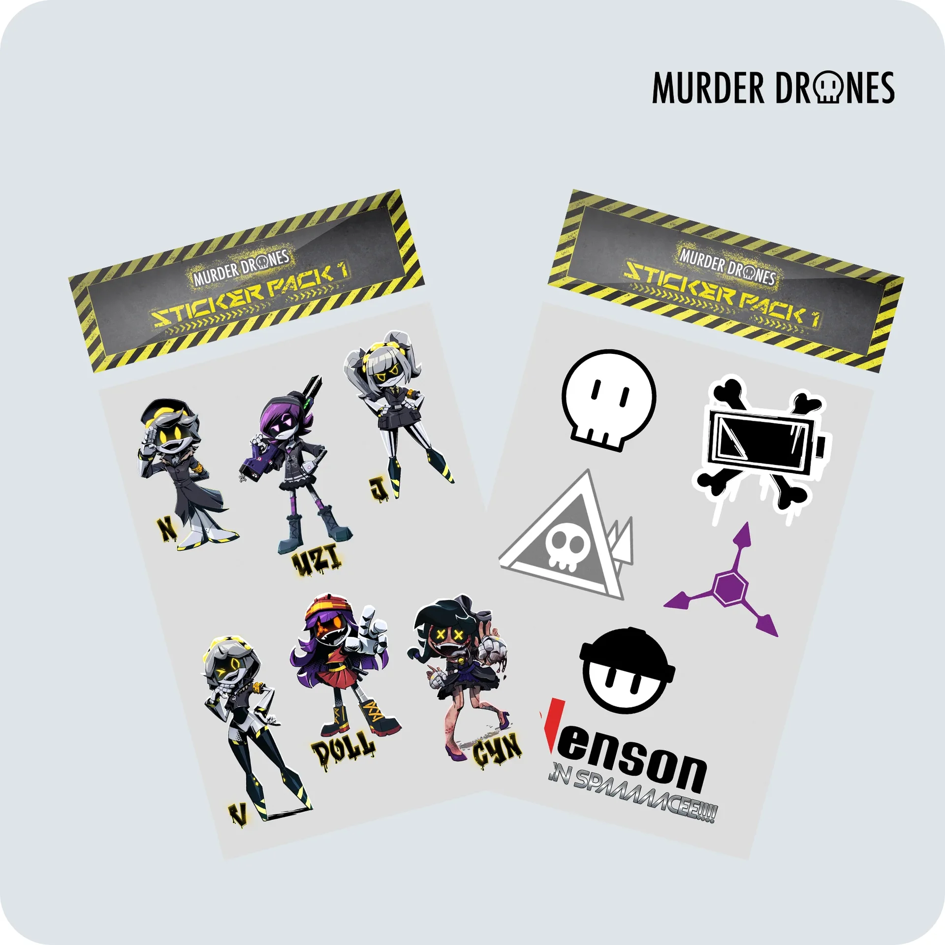 Murder Drones Sticker Pack 1 - миниатюра 4