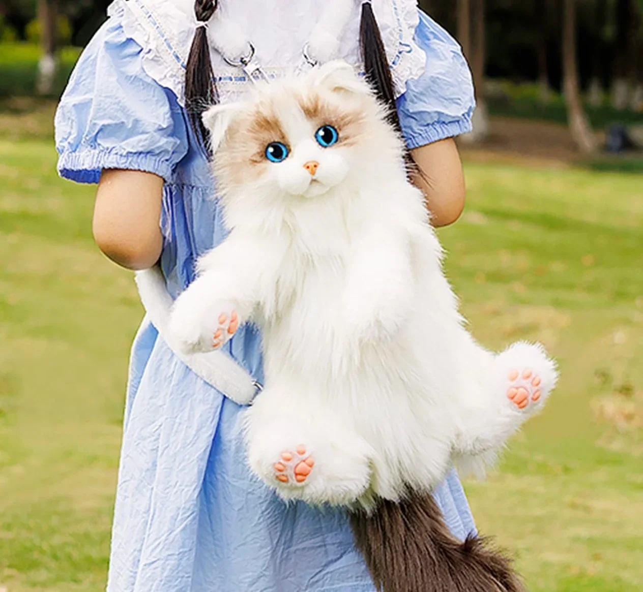 Рюкзак Mini Ragdoll Cat – милая сумка ручной работы для девочки (мини-смокинг)
