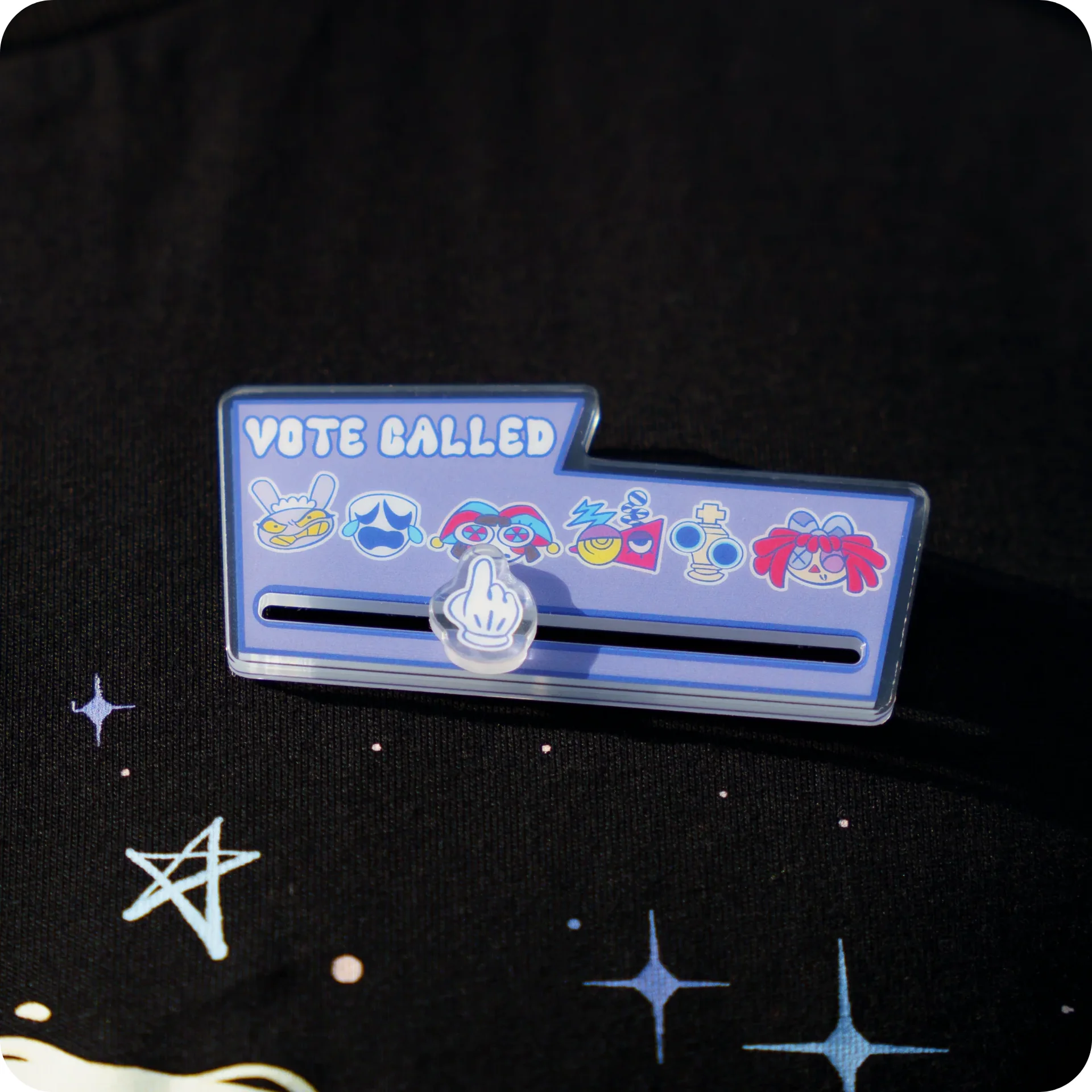 Sliding Vote Pin - миниатюра 3