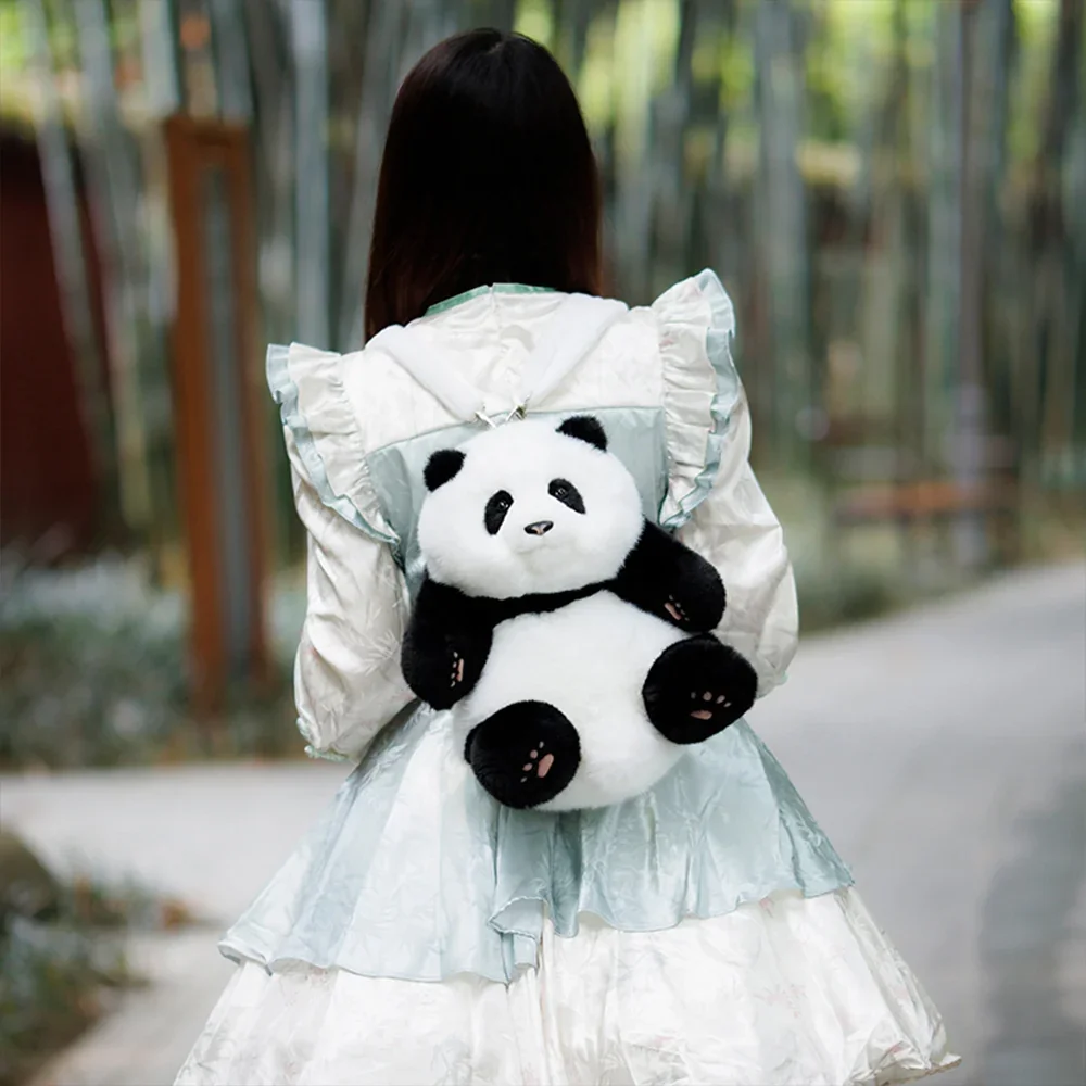Рюкзак Hehua Panda – коллекционная вещь ручной работы для фанатов - миниатюра 4