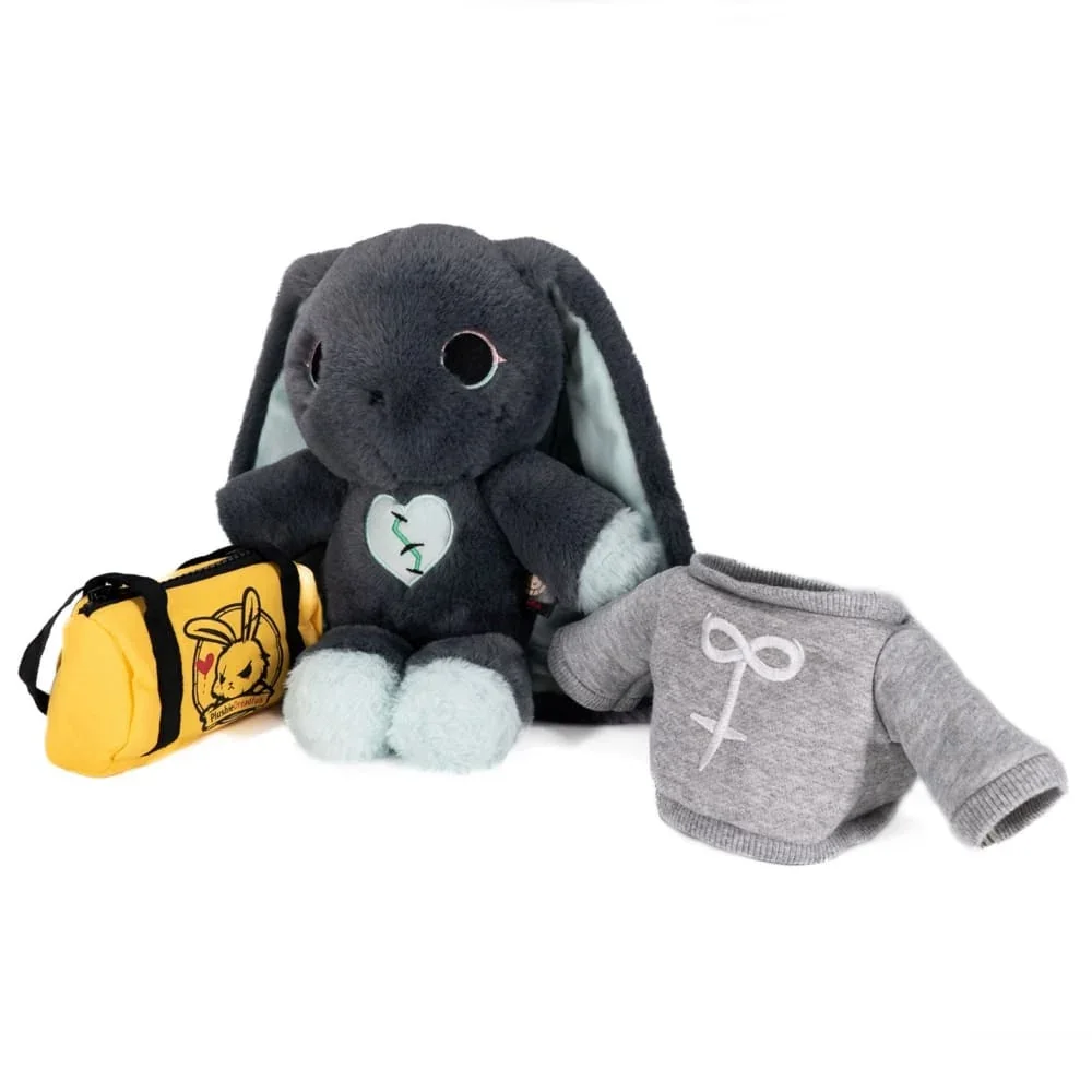 Trust Issues Bunny Grey Edition - Plush Stuffed Animal - изображение 1