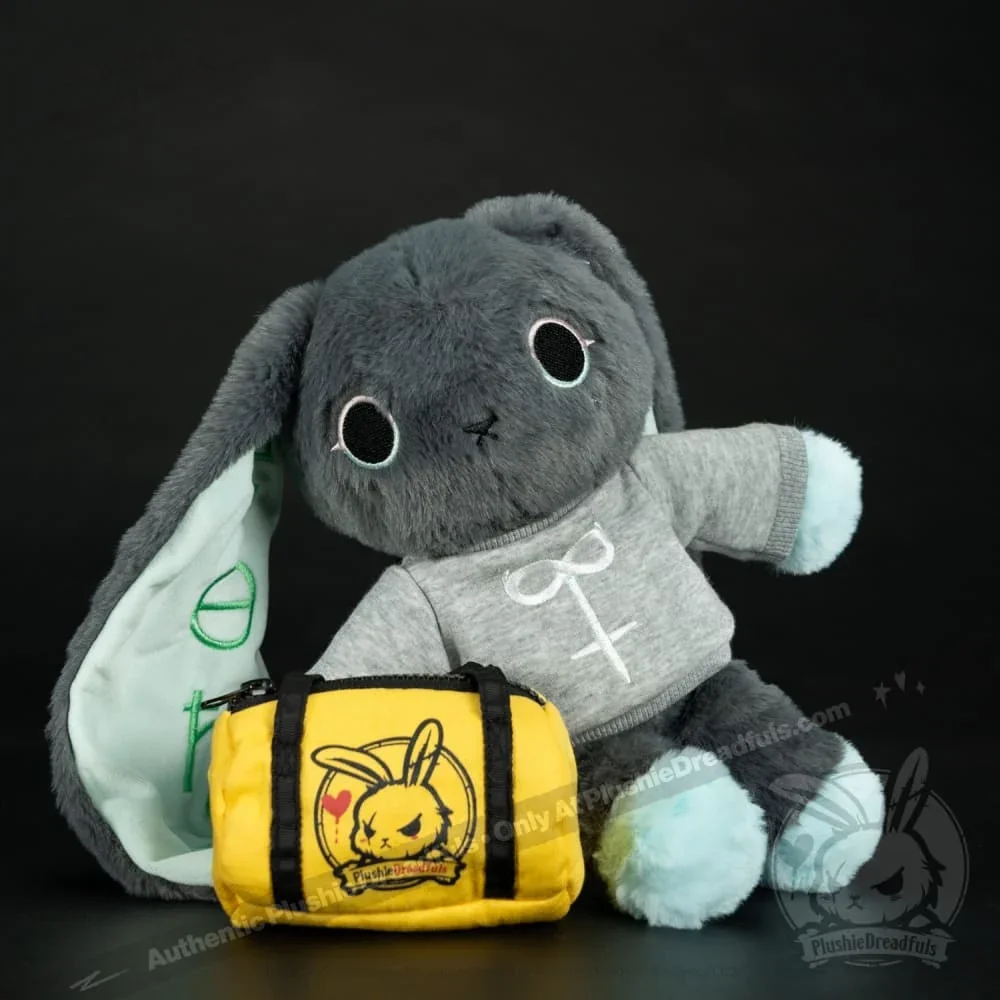 Trust Issues Bunny Grey Edition - Plush Stuffed Animal - миниатюра 2