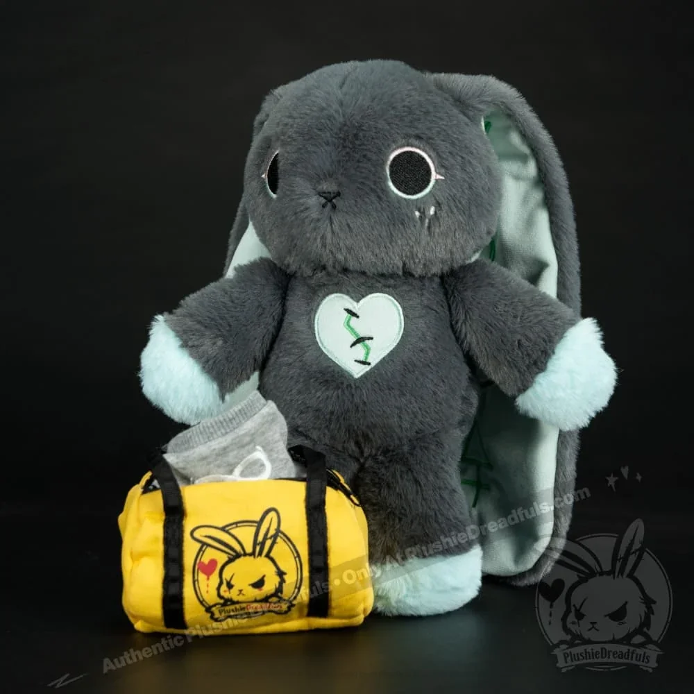 Trust Issues Bunny Grey Edition - Plush Stuffed Animal - миниатюра 6