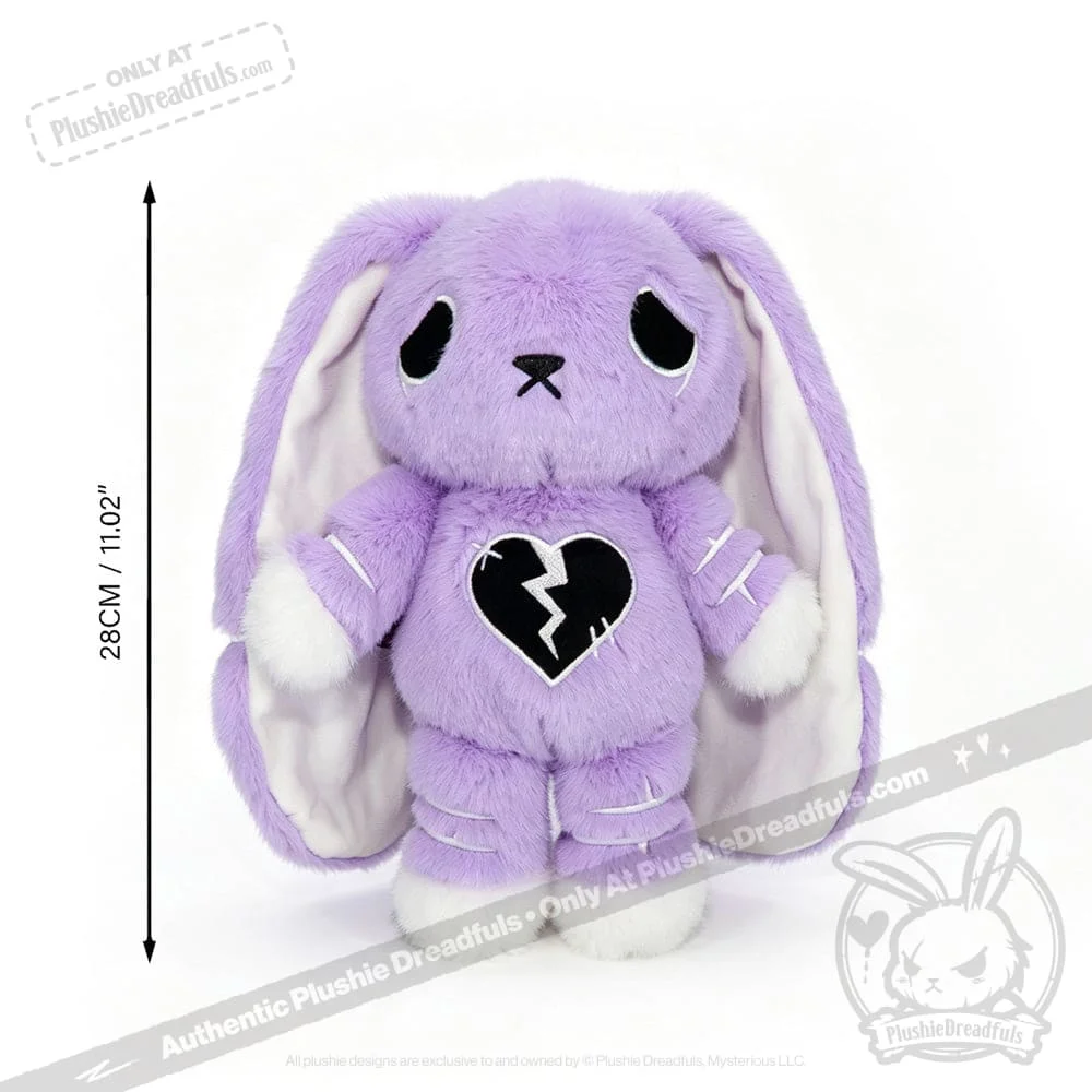 Depression Rabbit V2 Lavender LE- Plush Stuffed Animal - миниатюра 2