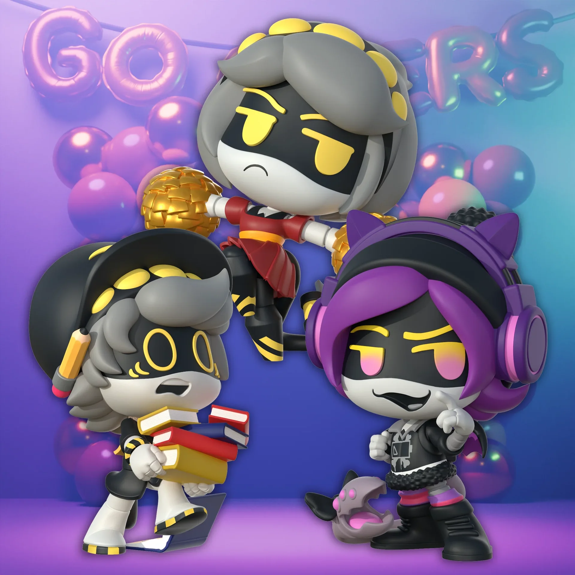 Murder Drones Animiniz: School Spirit Series Blindbox - изображение 1