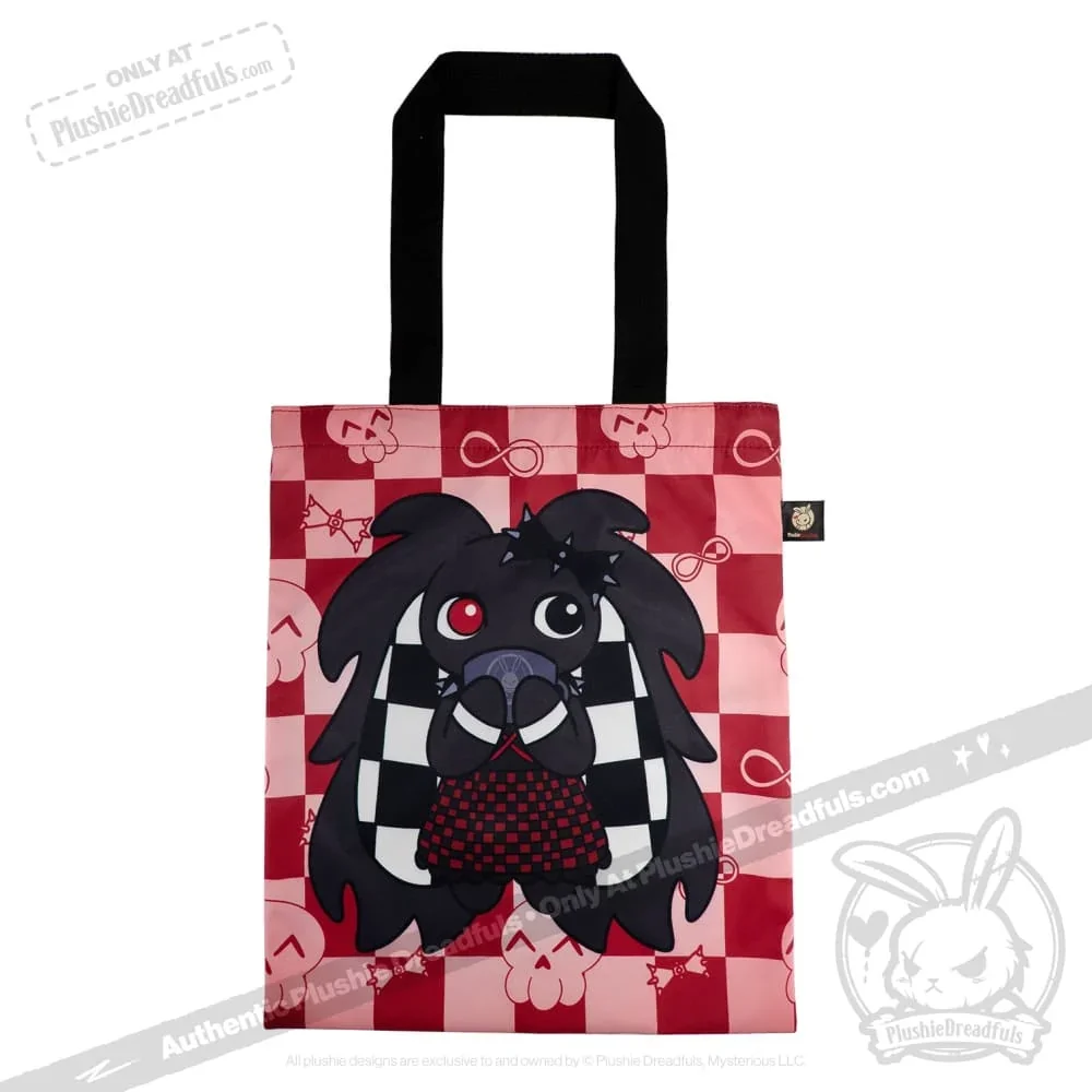 Autism Spectrum Rabbit Goth Edition - Plush Rabbit Stuffed Animal - миниатюра 2