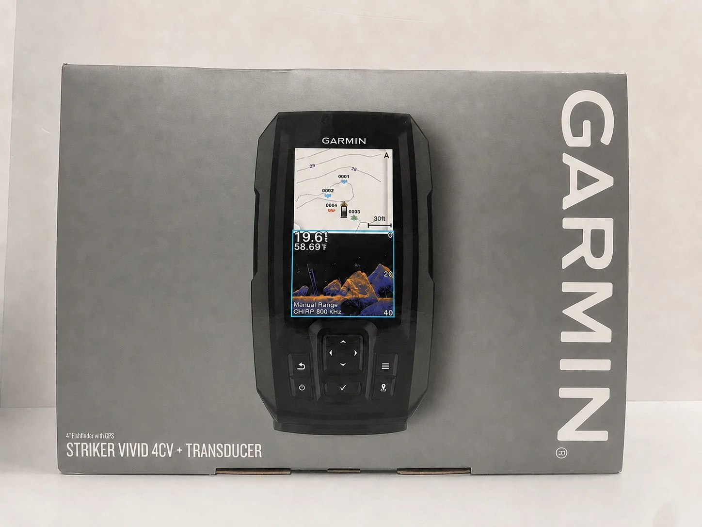 Комплект ЧЕМПИОН! Garmin Striker Vivid 4CV + Комплект для ПВХ - миниатюра 2