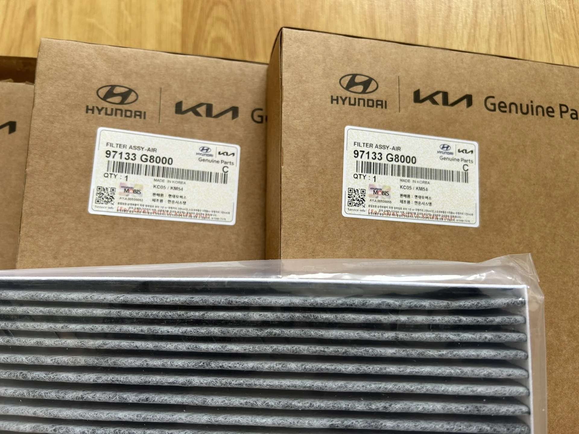 Фильтр салона угольный на Hyundai / KIA 97133G8000 - миниатюра 3