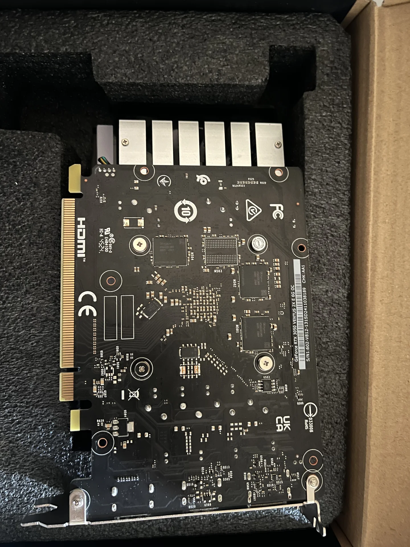 Видеокарта rtx 3050 6gb msi ventus - миниатюра 3