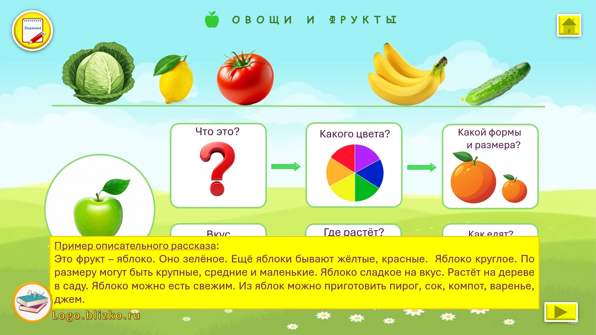 Составляем рассказ-описание по схеме. Пособие - миниатюра 5