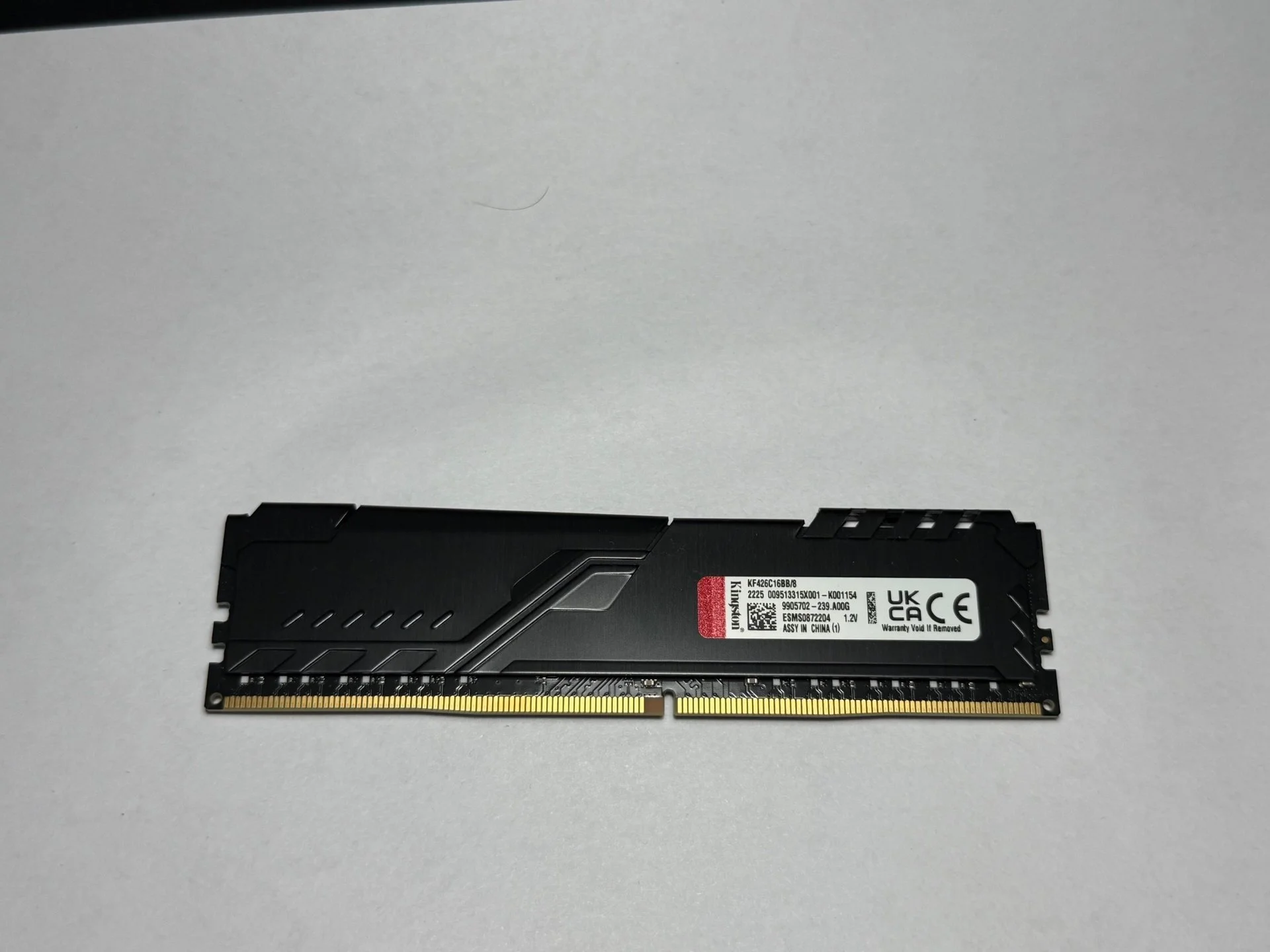 Kingston FURY Beast Black [KF426C16BB/8] 8 ГБ - миниатюра 2
