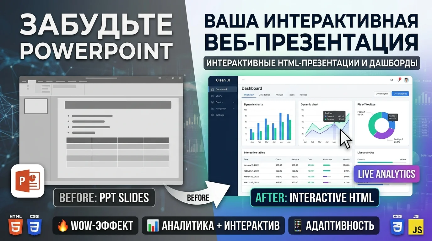 Интерактивные веб-презентации и дашборды - миниатюра 2