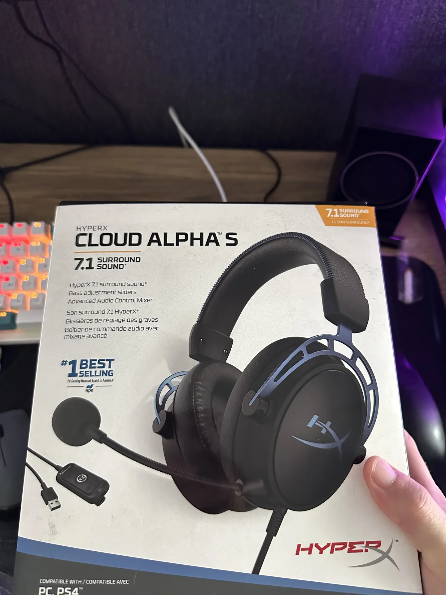 наушники hyperx cloud alpha s - миниатюра 2