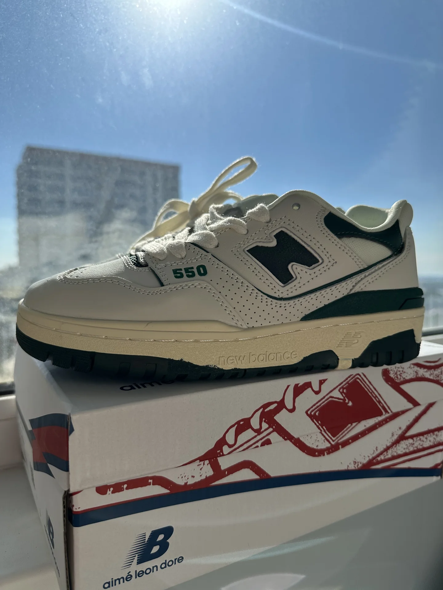 кроссовки new balance 550 - миниатюра 3
